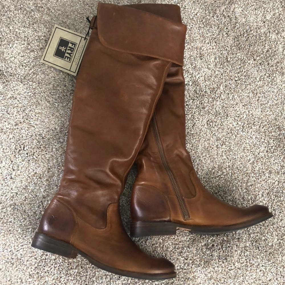 Brand NWT Frye “Shirley” riding boots size 6.5